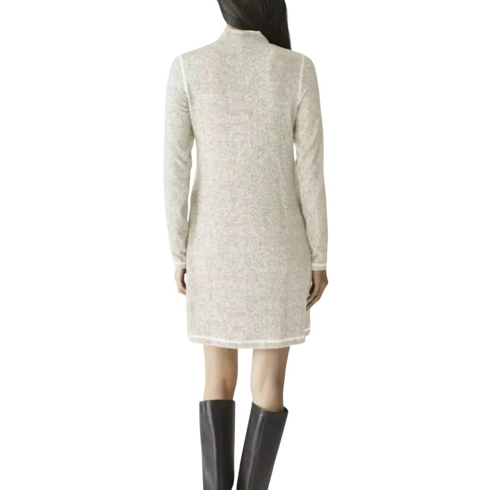 MICHAEL STARS Olivia Sparkle Mock Neck Dress Madison Gold Pockets Gold NWT M - Picture 3 of 10